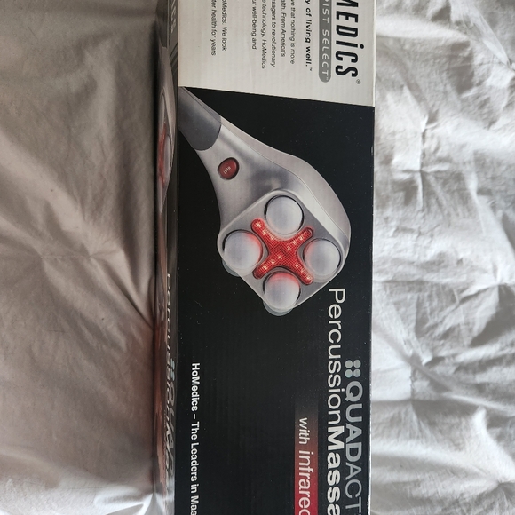 Homedics Therapist Select Quadaction Percussion Massager w/Infrared Heat. - Picture 4 of 4